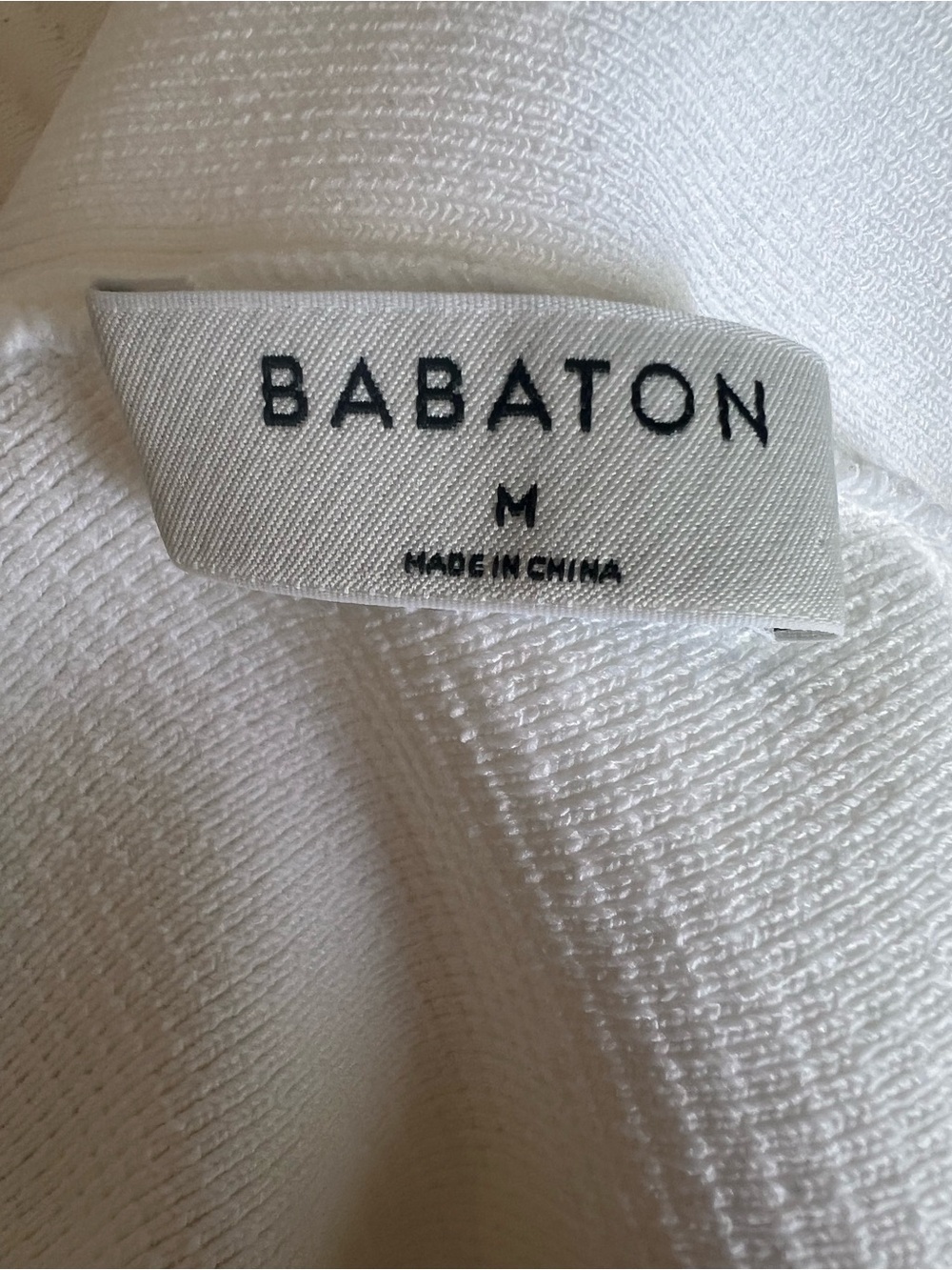 ARITZIA Babaton Sculpt Knit Criss Cross Tank Cropped White Women’s Medium - Picture 6 of 7